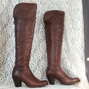 Vintage Frye Sarah boots  9.5 over the knee Chocolate brown